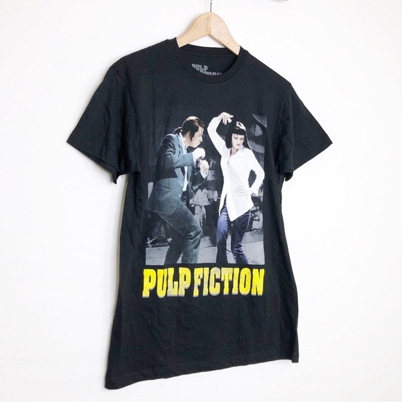Goody Two Sleeves, Pulp Fiction Forever 21 black graphic T-shirt - Picture 9 of 9
